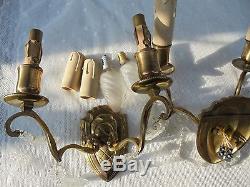 French wall light sconces a pair of bronze crystals fabulous style antique