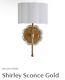 GABBY Shirley Wall Sconce in Gold, New, Complete In Open Box