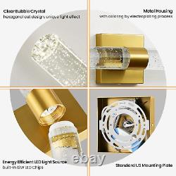 Gold Bathroom Vanity Light Fixture Modern Sconce Wall Lighting LED Wall Sconce 1