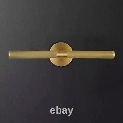 Gold Bathroom Wall Sconces 24 Rotatable 360° Brass Sconces Wall Lighting