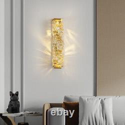 Gold Living Room Wall Lighting Bedroom Wall Sconces Crystal Porch Wall Lights