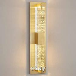 Gold Wall Sconce Light Crystal Sconces Wall Lighting Dimmable Led Wall Lights Fo