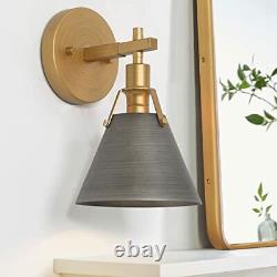 Gold Wall Sconce Modern Antique Wall Mounted Light Fixture For Bedroom Bathroom