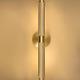 Gold Wall Sconces, Brushed Brass Vanity Fixture, 360° Rotatable 3000K Warm Light