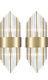 Gold Wall Sconces Set of Two Crystal Sconces Wall Lighting Modern Vanity Light