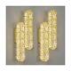 Gold Wall Sconces Set of Two Modern Bathroom Sconces LED Vanity Lights Oval C