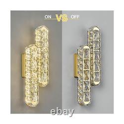 Gold Wall Sconces Set of Two Modern Bathroom Sconces LED Vanity Lights Oval C