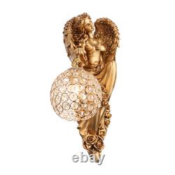 Golden Angel Wall Lamp Modern Luxury House Sconces Fixture Wall Mirror Light