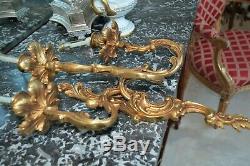 Gorgeous French ornate Antique Wall Sconces (set of three)