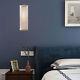 Hand-Carved Alabaster Sconce Rectangular G9 Light Wall Lamp Bedroom Kitchen US