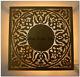 Handcrafted Egyptian Moroccan Square Brass Wall Lamp Accent Sconce Light