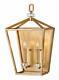 Hinkley Lighting 3532 Brass 2 Light 17H Wall Sconce With Crystal Accents
