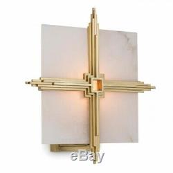 Horchow Wall Sconce Mid Century Modern Hollywood Regency Gold Brass or Nickel