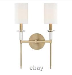 Hudson Valley Lighting 8512-AGB Armherst 2 Light 19 Tall Wall Sconce Aged Brass