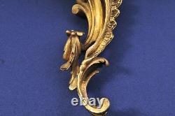 Important Louis XV. Ormolu Wall Sconce, Gilded Bronze, 18th century