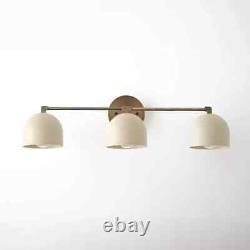 Italian Wall Light 3 Holder Wall Sconce Brass Wall Sconce Light Mid Century Lamp