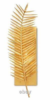 Janaki 1 Light Wall Sconce In 25 Inches Tall and 7.5 Inches Wide Gold Leaf