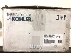 Kohler K-32288-SC04-WGL Hauksbee 4-Light 47 in. White with Gold Trim Wall Sconce
