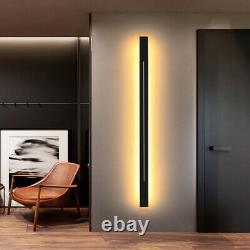 LED Wall Sconce Light Fixture Acrylic Modern Minimalistic Home Dec Wall Lighting