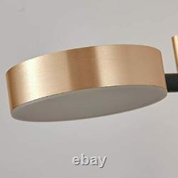 LED Wall Sconce Plug in Set of 2 Gold Wall Light for Bedroom headboard Wall l