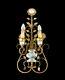 Large Hollywood Regency Flower Sconce Wall Light From Maison Bagues 1960s/70s