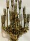 Large MID Century Modern Brutalist 12 Light Wall Sconce Attrib. To Jere