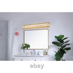 Led Gold Bathroom Vanity Bedroom Kitchen Foyer Crystal Wall Sconce Lighting 35