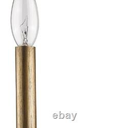 Light Gold Wall Sconce with Crystal Accent