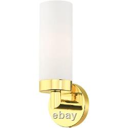 Livex Lighting 15071-02 Aero Wall Sconce Polished Brass