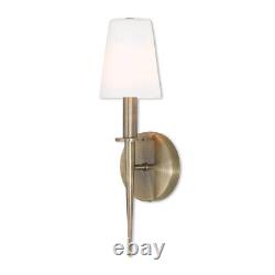 Livex Lighting 41692-01 Witten Wall Sconce Antique Brass