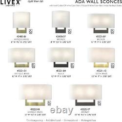 Livex Lighting 45221-12 Allison Wall Sconce Satin Brass