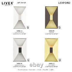 Livex Lighting 46002 Lexford 2 Light 12 Tall Wall Sconce Brass