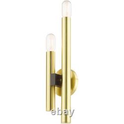 Livex Lighting 49992-12 Helsinki Wall Sconce Satin Brass