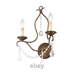 Livex Lighting 6422 Gold Chesterfield 2-Light Wall Sconce