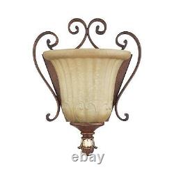 Livex Lighting Verona Bronze with Aged Gold Leaf Accents Wall Sconce 8560-63