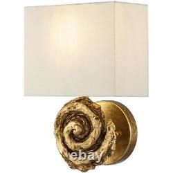 Lucas + McKearn Lighting Collection SC1163G-1 Swirl Wall Sconce Gold Leaf
