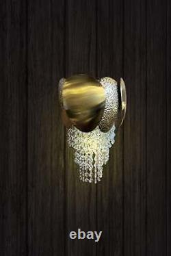 Luxury Crystal Wall lamp Modern Gold LED Wall Sconces