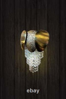 Luxury Crystal Wall lamp Modern Gold LED Wall Sconces