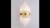 Luxury Design Crystal Wall Sconce Gold Applique Murale Luminaire Ac110v 220v Lustre Living Room Bedr
