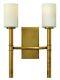 Margeaux 2 Light Wall Sconce in Transitional Mid-Century Modern Style 12.75