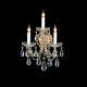 Maria Theresa Gold Three-Light Wall Sconce with Swarovski Strass Crystal