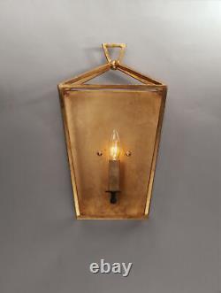 Maxim 25159 Gold Leaf / Textured Black Abode Single Light 17H Wall Sconce