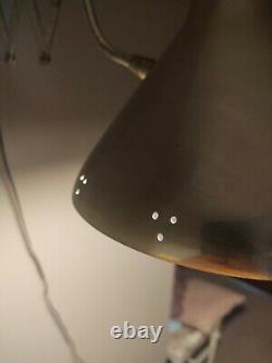 Mid Century Modern Accordion Scissor Wall Mount Lamp Light Sconce Vintage