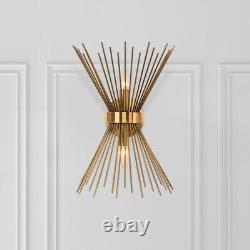 Mid-Century Modern Starburst Wall Sconce Wall Lamp Up and Down Light 2-Light