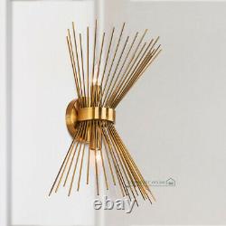 Mid-Century Modern Starburst Wall Sconce Wall Lamp Up and Down Light 2-Light