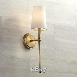 Mid Century Modern Wall Light Brass 21 Sconce Fixture for Bathroom Bedroom