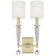 Middle House Drive Two Light Wall Sconce-Antique Gold Finish Wall Sconces