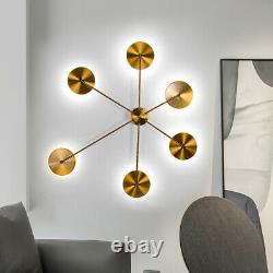 Modern 6 Lights Golden Sputnik Wall Sconce Metal Globe LED Wall Lamp Fixture