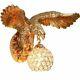 Modern LED Animal Head Wall Light Sconce Decor Home Bedroom Eagle Art Wall Lamp