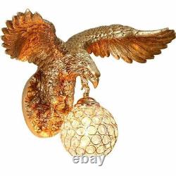 Modern LED Animal Head Wall Light Sconce Decor Home Bedroom Eagle Art Wall Lamp